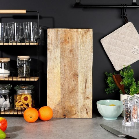 Deska do serwowania drewniana na nóżkach stolik na łóżko do łóżka 49x25cm VILDE 128021