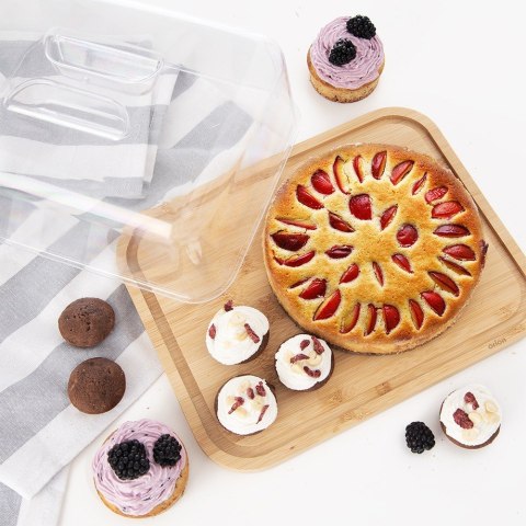 Deska do serwowania drewniana z pokrywką 28x22x11cm ORION 126849