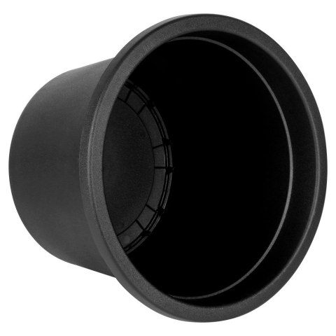 Doniczka ogrodowa plastikowa czarna okrągła 34 cm duża VILDE 339515