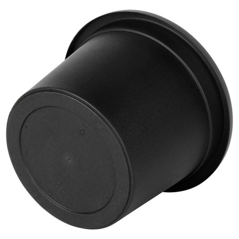 Doniczka ogrodowa plastikowa czarna okrągła 34 cm duża VILDE 339515