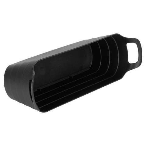 Doniczka ogrodowa plastikowa czarna podłużna duża 44,5 cm VILDE 339517