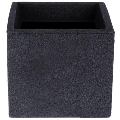 Doniczka ogrodowa plastikowa szara kwadratowa mała 20x17,5 cm VILDE 339318