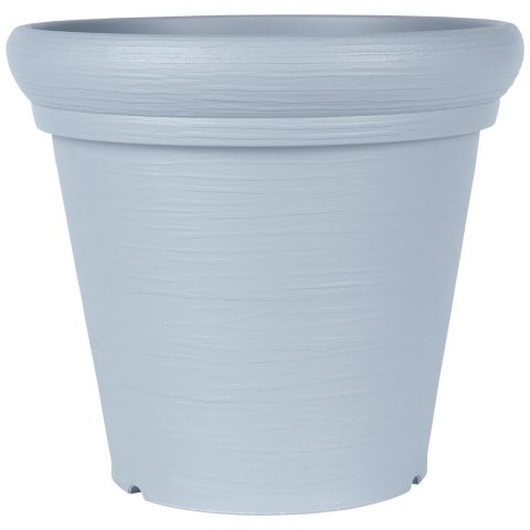 Doniczka ogrodowa plastikowa szara okrągła duża 38x34 cm VILDE 339500
