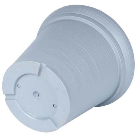 Doniczka ogrodowa plastikowa szara okrągła duża 38x34 cm VILDE 339500