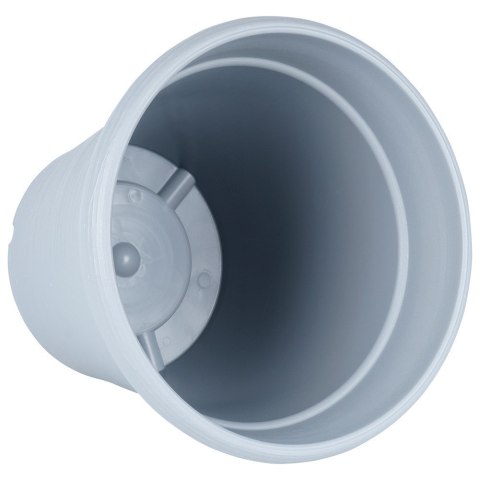 Doniczka ogrodowa plastikowa szara okrągła duża 38x34 cm VILDE 339500