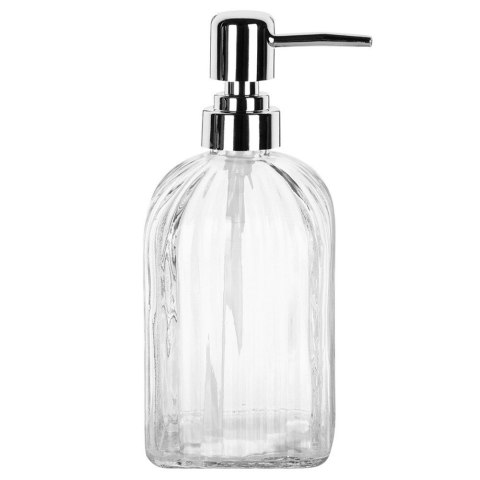 Dozownik do mydła płynu do naczyń szklany przeźroczysty duży 550ml ORION 530786