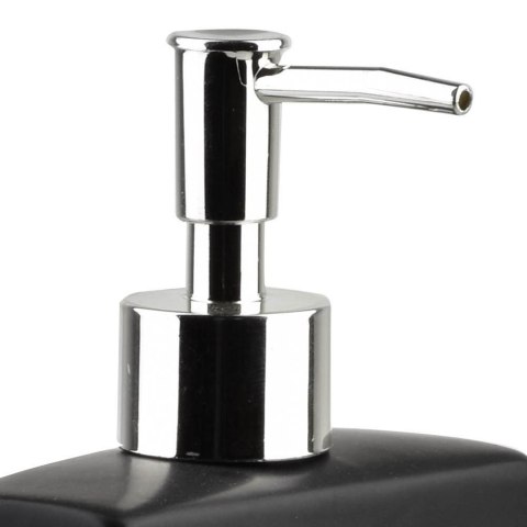 Dozownik do płynu do naczyń z pojemnikiem na gąbkę czarny SILVER 400ml VILDE 568006