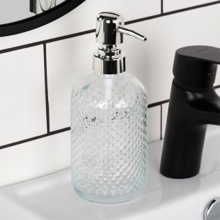 Dozownik szklany na mydło do mydła płynu do naczyń zlewozmywaka 430ml ORION 530785