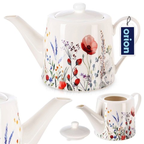 Dzbanek stołowy do kawy herbaty na herbatę porcelanowy 1L MAKI ORION 156018