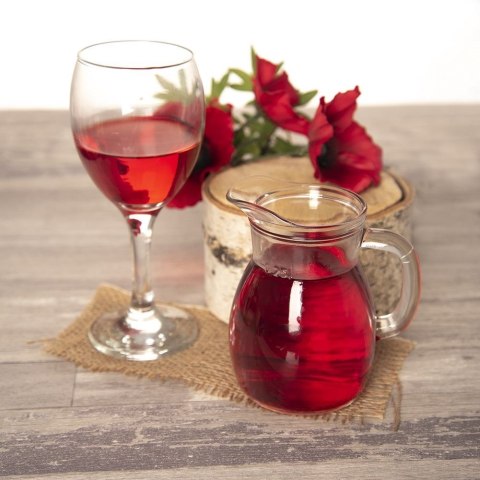 Dzbanek szklany mały 300ml na napoje sok wodę kompot wino sos ORION 126654