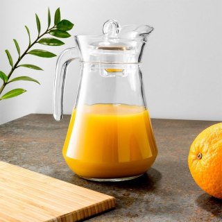 Dzbanek szklany na napoje sok wodę herbatę z pokrywką 1.4L stołowy VILDE 139290