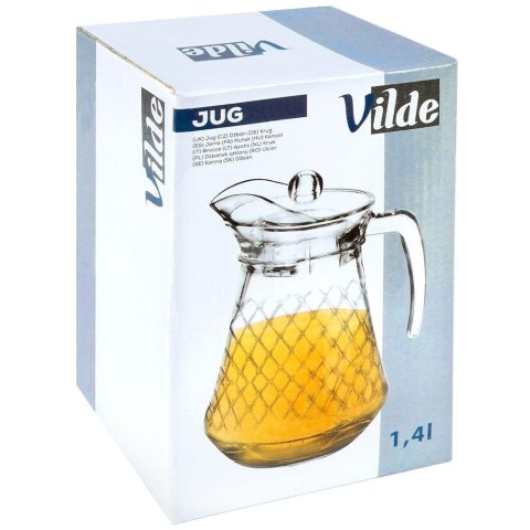 Dzbanek szklany na napoje sok wodę kompot herbatę lemoniadę 1.4L VILDE 139291