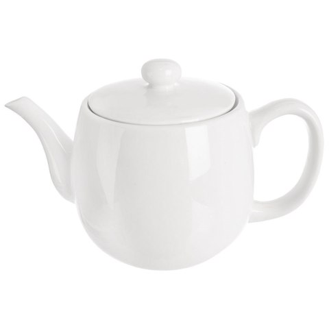 Dzbanek z zaparzaczem do parzenia herbaty porcelanowy biały 700ml MONA ORION 156010