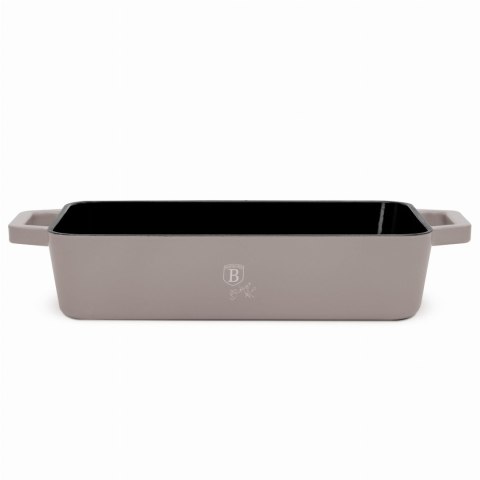 EMALIOWANA BRYTFANNA ŻELIWNA 30X20X7CM 3.0L BERLINGER HAUS STRONG MOLD TAUPE BH-6526