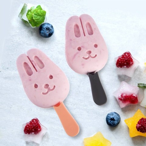 FOREMKA NA LODY PODWÓJNA FORMA DO LODÓW NA PATYKU Z POKRYWKĄ ORION 154410