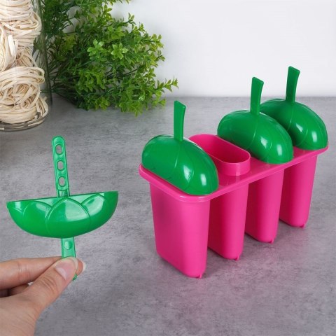 FOREMKI NA LODY FORMA DO LODÓW NA PATYKU 4 SZTUKI SORBET EXCELLENT HOUSEWARE 259310