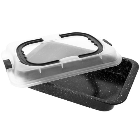 FORMA BLACHA DO PIECZENIA 36X24X5CM Z POKRYWĄ, POWŁOKA NON-STICK BRUNBESTE BB-2540