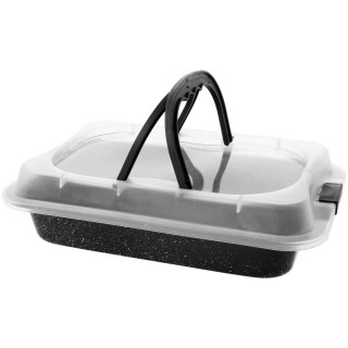 FORMA BLACHA DO PIECZENIA 36X24X5CM Z POKRYWĄ, POWŁOKA NON-STICK BRUNBESTE BB-2540