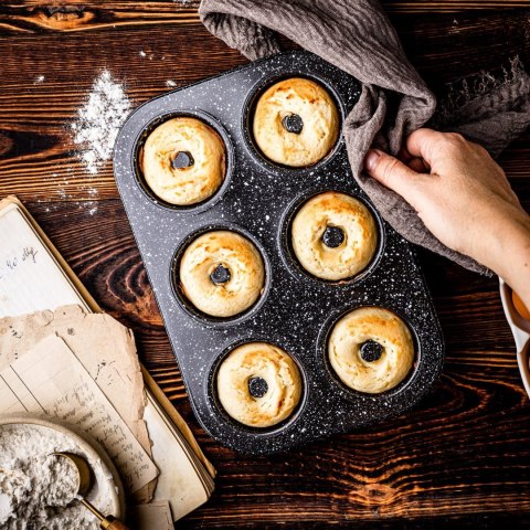 FORMA DO PIECZENIA 6 MUFFINÓW BABECZEK Z POWŁOKĄ NIEPRZYWIERALNĄ KLAUSBERG KB-7840