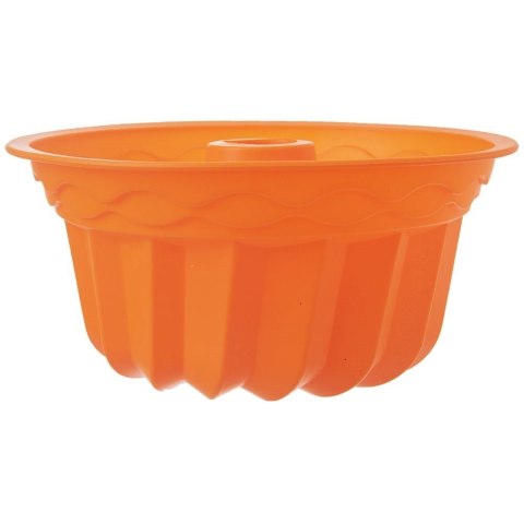 FORMA DO PIECZENIA BABKI Z KOMINEM SILIKONOWA POMARAŃCZOWA 23.5CM SILLINIE ORION 151713
