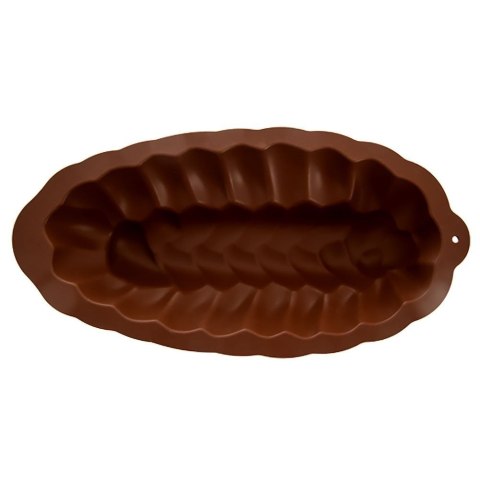 FORMA DO PIECZENIA CHAŁKI CIASTA SILIKONOWA 41CM BRĄZOWA SILLINIE ORION 151781