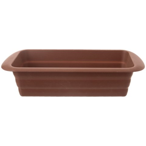 FORMA DO PIECZENIA CHLEBA KEKSU PASZTETU SILIKONOWA BRĄZOWA SILLINIE 29CM ORION 151714