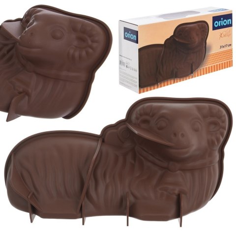 FORMA DO PIECZENIA CIASTA BABKI SILIKONOWA BARANEK BRĄZOWA SILLINIE ORION 151734