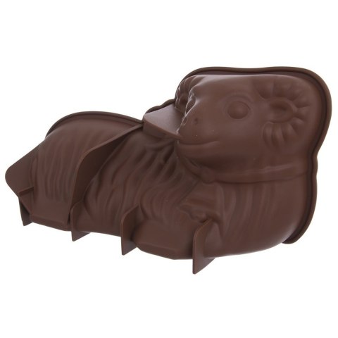 FORMA DO PIECZENIA CIASTA BABKI SILIKONOWA BARANEK BRĄZOWA SILLINIE ORION 151734