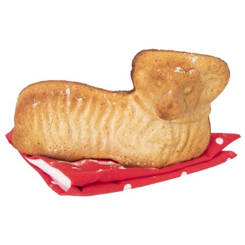 FORMA DO PIECZENIA CIASTA BABKI SILIKONOWA BARANEK POMARAŃCZOWA SILLINIE ORION 151735