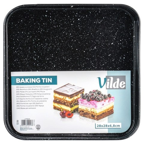 FORMA DO PIECZENIA CIASTA ROZPINANA NIEPRZYWIERAJĄCA 28X28X6.8CM VILDE 279020