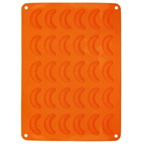 FORMA DO PIECZENIA CIASTEK MINI ROGALIKÓW SILIKONOWA POMARAŃCZOWA ROGALIKI SILLINIE ORION 151762