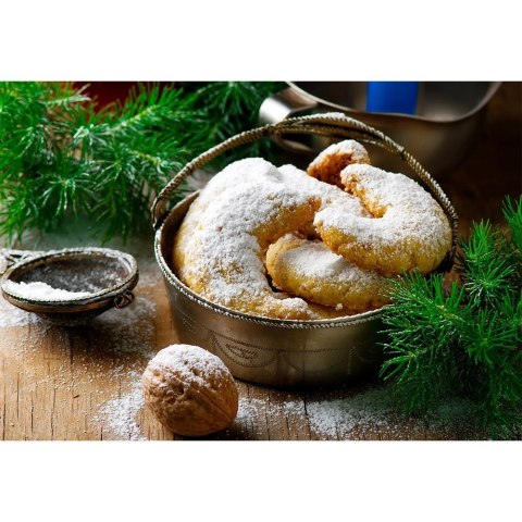 FORMA DO PIECZENIA CIASTEK MINI ROGALIKÓW SILIKONOWA POMARAŃCZOWA ROGALIKI SILLINIE ORION 151762