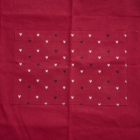 Fartuch kuchenny bawełniany wiązany czerwony fartuszek ORION 960377