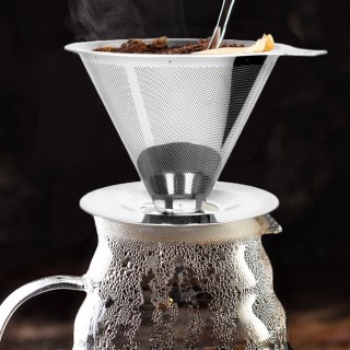 Filtr do zaparzania parzenia filtrowania kawy stalowy lejek zaparzacz ORION 120452