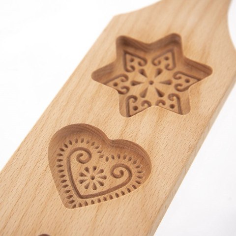 Forma do ciastek drewniana 35x8 cm ORION 127412