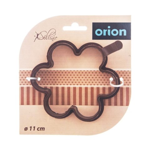 FORMA DO SMAŻENIA JAJEK NALEŚNIKÓW PANCAKE SILIKONOWA BRĄZOWA KWIAT 12CM SILLINIE ORION 151792