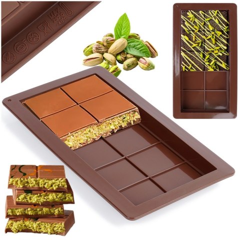 FORMA FOREMKA DO CZEKOLADY DUBAJSKIEJ SILIKONOWA 25X13.5CM HIT 279917