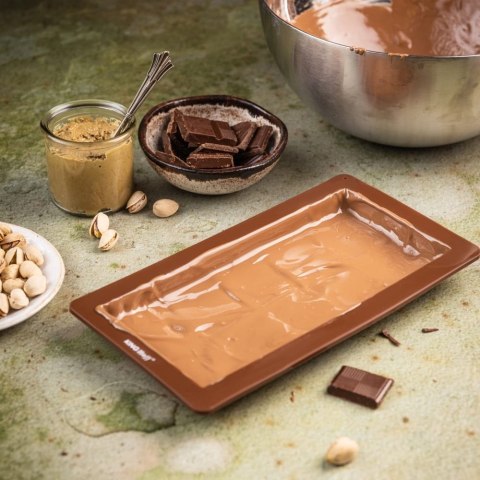 FORMA SILIKONOWA DO CZEKOLADY DUBAJSKIEJ 25X13,5 CM KINGHOFF KH-1945