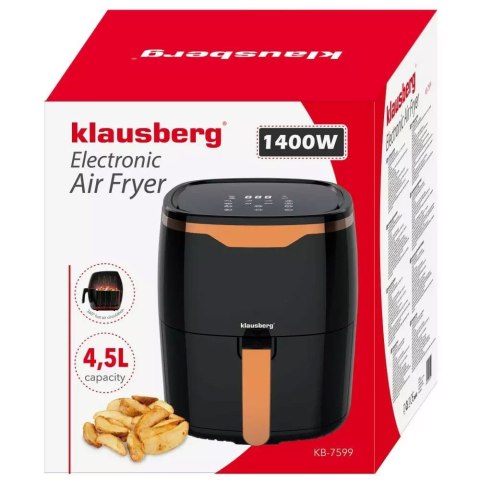 FRYTOWNICA BEZTŁUSZCZOWA 4.5L 1400W KLAUSBERG AIR FRYER KB-7599