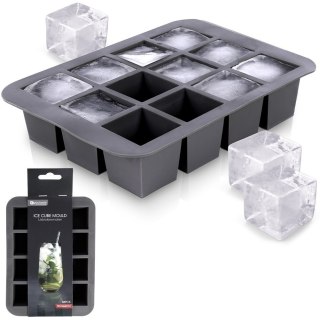 Forma foremka do 12 kostek lodu silikonowa pojemnik na lód duże kostki EXCELLENT HOUSEWARE 259655