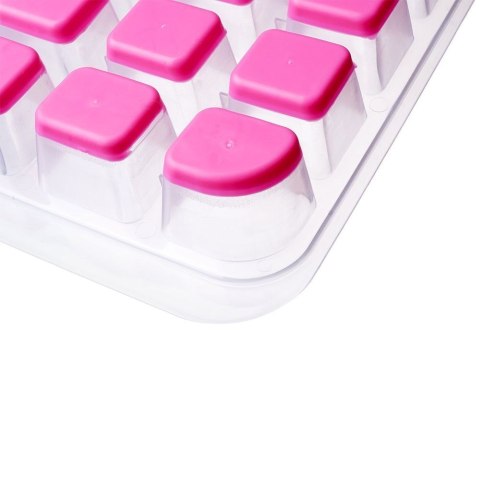 Forma foremka do 32 kostek lodu silikonowa pojemnik na lód kostki mix EXCELLENT HOUSEWARE 259141