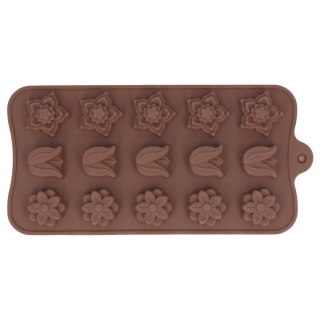 Forma foremka silikonowa brązowa do pralinek pralin czekoladek lodu BRUNBESTE BB-3458