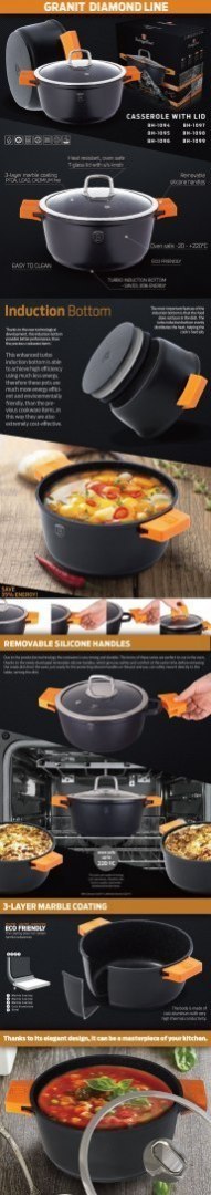 GARNEK BERLINGER HAUS GRANIT DIAMOND 2.4L / 20CM BH-1094