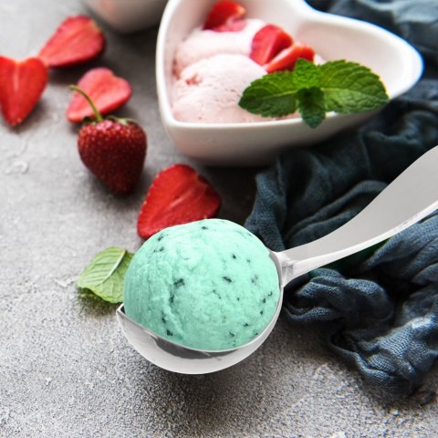 Gałkownica łyżka do lodów ziemniaków puree metalowa LUXY 17cm ORION 144904