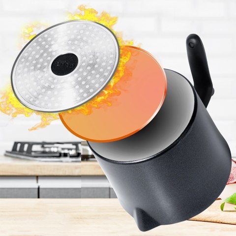 Garnek do gotowania mleka na indukcję INDUKCJA granitowy GRANDE 2.2L ORION 113318