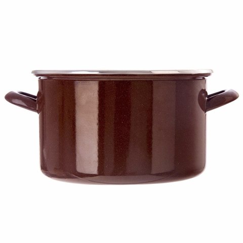 Garnek emaliowany indukcja na indukcję gaz BROWN 22 cm 4L ORION 113333