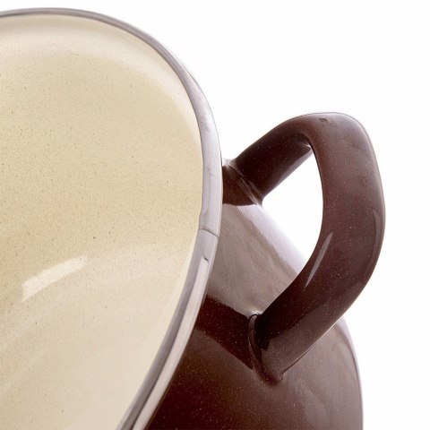 Garnek emaliowany indukcja na indukcję gaz BROWN 22 cm 4L ORION 113333