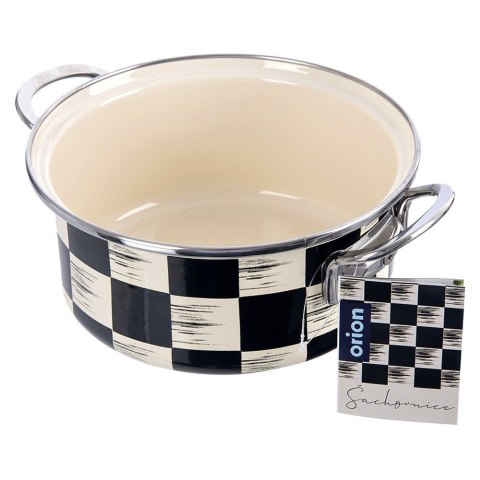 Garnek emaliowany indukcja na indukcję gaz SZACHOWNICA 20 cm 2.2L ORION 113340