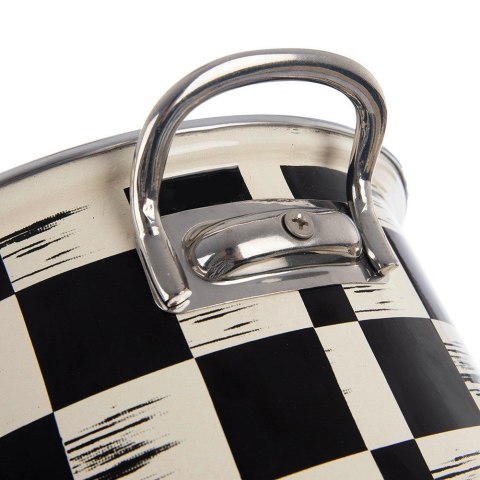 Garnek emaliowany indukcja na indukcję gaz SZACHOWNICA 20 cm 3L ORION 113336