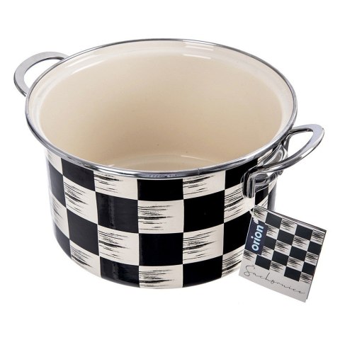 Garnek emaliowany indukcja na indukcję gaz SZACHOWNICA 20 cm 3L ORION 113336